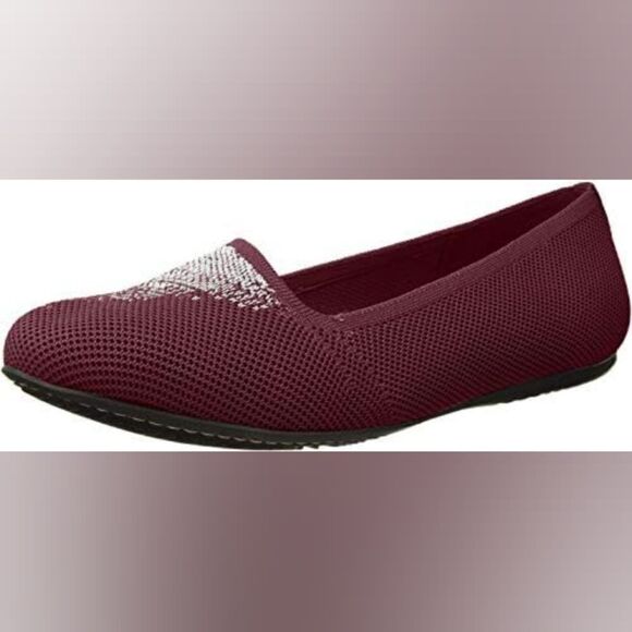 SoftWalk Women's Sicily Loafer Flat ballet shoe in burgundy size 7 - Picture 1 of 10